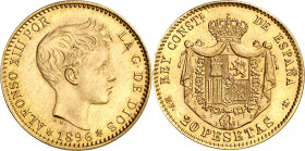 1896*1962. Franco. MPM. 20 pesetas. (AC. 173). 6,44 g. S/C-.