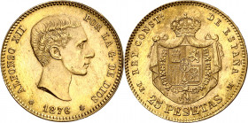 1876*1962. Franco. DEM. 25 pesetas. (AC. 176). 8,06 g. S/C-.