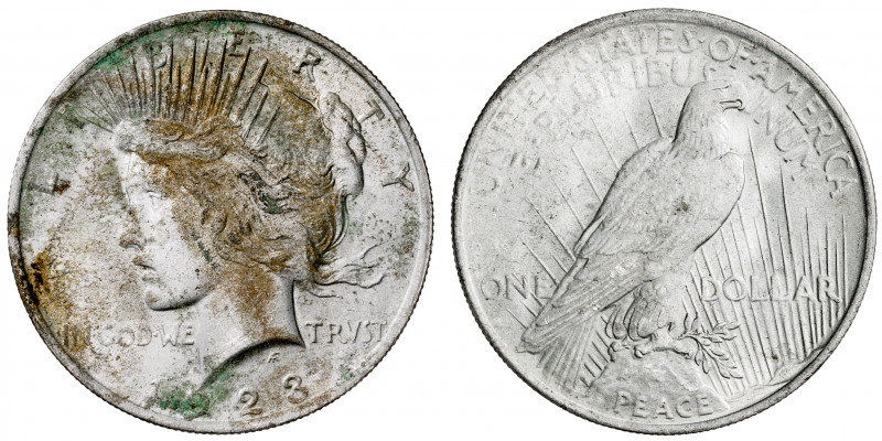 Estados Unidos. 1923. Filadelfia. 1 dólar. (Kr. 150). Pátina irregular. AG. 26,6...