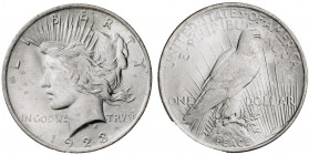 Estados Unidos. 1923. Filadelfia. 1 dólar. (Kr. 150). AG. 26,73 g. EBC+.