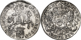 Países Bajos. Utrecht. 1742. 1 ducatón. (Kr. 92.1). Golpecitos. Limpiada. AG. 31,99 g. MBC.