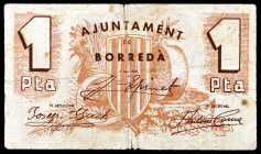 Borredà. 1 peseta. (T. 592). BC.