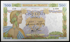 Francia. 1942. Banco de Francia. 500 francos. (Pick 95b). 2 de enero. Escaso. EBC.