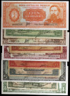 Paraguay. Banco Central. Lote de 10 billetes de diversos valores y fechas. BC+/S/C.