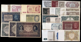 Polonia. Lote de 26 billetes de diversos valores y fechas. Conjunto raro. BC/EBC.