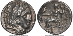 MACEDONIAN KINGDOM. Philip III Arrhidaeus (323-317 BC). AR drachm (17mm, 11h). NGC Choice XF. Lifetime issue of Colophon, ca. 323-319 BC. Head of Hera...