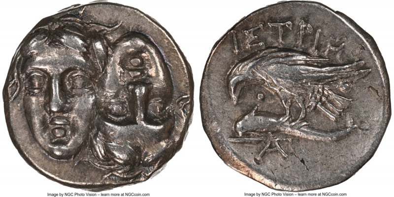 MOESIA. Istrus. Ca. 4th century BC. AR drachm (17mm, 4.96 gm, 12h). NGC Choice X...