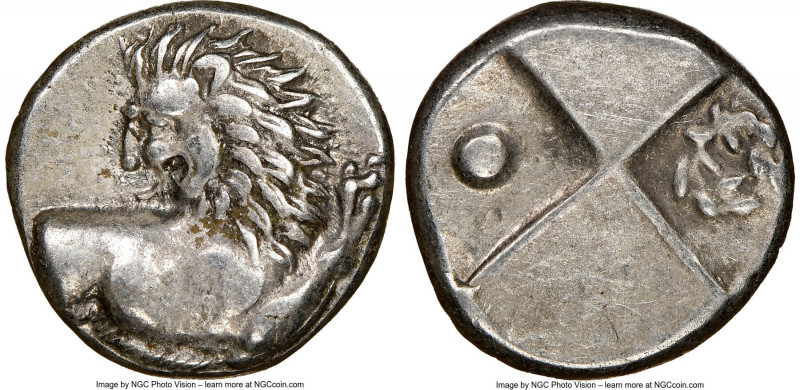 THRACE. Chersonesus. Ca. 4th century BC. AR hemidrachm (13mm, 4h). NGC XF. Persi...