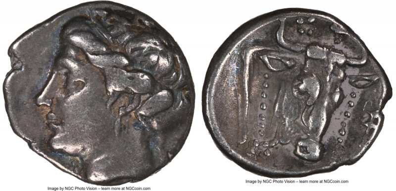 EUBOEA. Euboean League. Ca. 304-290 BC. AR drachm (16mm, 3.82 gm, 12h). NGC VF 5...