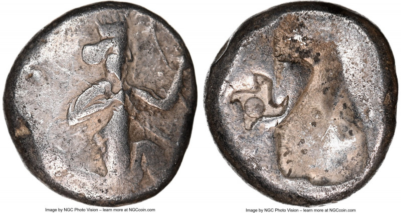 ACHAEMENID PERSIA. Darius I-Xerxes II (ca. 5th century BC). AR siglos (16mm). NG...