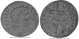 PISIDIA. Termessus. Anonymous Issue. Ca. 3rd century AD. AE 9-assaria (35mm, 7h). NGC XF. TЄPMHC-CCЄON Θ, laureate head of Zeus right / TΩN MEIZ-ONΩN,...