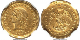 Estados Unidos gold Peso 1872-MEDELLIN MS63 NGC, Medellin mint, KM157.1. Condor variety. First year issue. AGW 0.0467 oz. 

HID09801242017

© 2022...