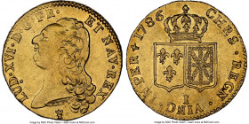 Louis XVI gold 2 Louis d'Or 1786-I AU55 NGC, Limoges mint, KM592.7, Gad-363. 

HID09801242017

© 2022 Heritage Auctions | All Rights Reserved