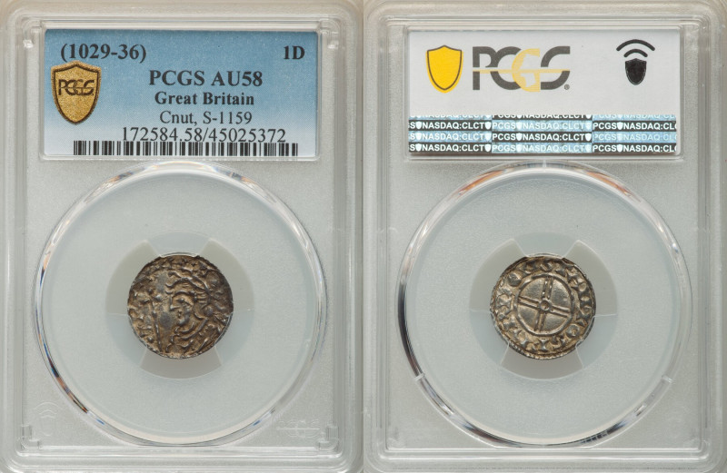 Kings of All England. Cnut (1016-1035) Penny ND (1029-1035/6) AU58 PCGS, Stamfor...