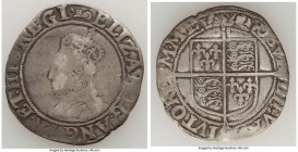 Elizabeth I (1558-1603) Shilling ND (1595-1598) Fine, Tower mint, Key mm, Sixth Issue, S-2577. 30mm. 5.9gm. An offering with lovely peach and mauve to...