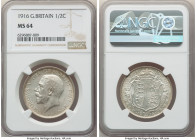 George V 1/2 Crown 1916 MS64 NGC, KM818.1, S-4011. A lightly toned, lustrous specimen with sharp devices. 

HID09801242017

© 2022 Heritage Auctio...