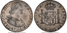 Charles IV 2 Reales 1794 NG-M AU Details (Cleaned) NGC, Nueva Guatemala mint, KM51. 

HID09801242017

© 2022 Heritage Auctions | All Rights Reserv...