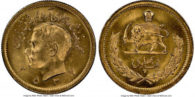 Muhammad Reza Pahlavi gold Pahlavi MS 2537 (1978) MS67 NGC, Tehran mint, KM1200. Last year of type. AGW 0.2354 oz. 

HID09801242017

© 2022 Herita...