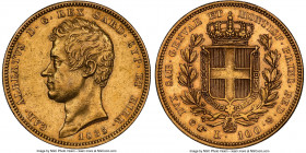 Sardinia. Carlo Alberto gold 100 Lire 1835 (Eagle)-P AU55 NGC, Turin mint, KM133.1, Fr-1138. AGW 0.9332 oz. 

HID09801242017

© 2022 Heritage Auct...