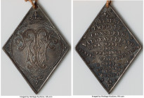 Republic silver "Wedding" Medal 1891 UNC, 30x42mm. An intriguing wedding souvenir struck in silver reading "Herbert/Tweddle/Consuelo/Valdeavellano/Lim...