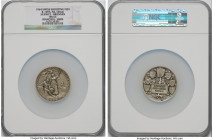 Confederation silver "Schwyz-Brunnen Shooting Festival" Medal 1964 MS65 NGC, Richter-1095a. By Huguenin Le Locle. 50mm. Struck to celebrate Bianchi G....