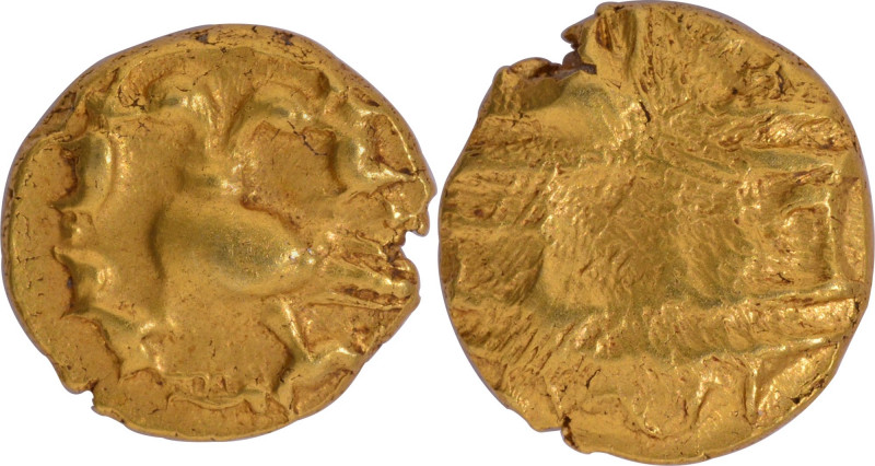 Vijayanagara Empire, Tuluva Dynasty, Achyutaraya (1530-1542 CE), Gold ½ Varaha, ...