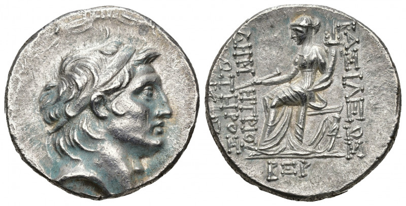 GRECIA ANTIGUA. REINO SELÉUCIDA. Demetrio I (162-150 a.C.). Tetradracma. Antioqu...