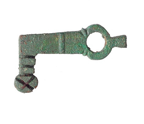 ARQUEOLOGÍA. COLECCIÓN DE LLAVES. ROMA. Bajo Imperio. Llave hispano-romana. Sigl...