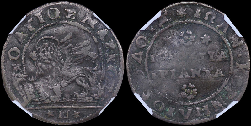 GREECE: ITALIAN STATES / VENICE (CRETE): 2 Soldi (=30 Tornesi) (1625-1629) in co...