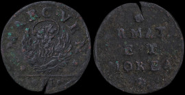 GREECE: ITALIAN STATES / VENICE (ARMATA & MOREA): 2 Soldi (=1 Gazzetta) (1688) in copper with the lion of St Mark and inscription "S.MARC.VEN". Inscri...