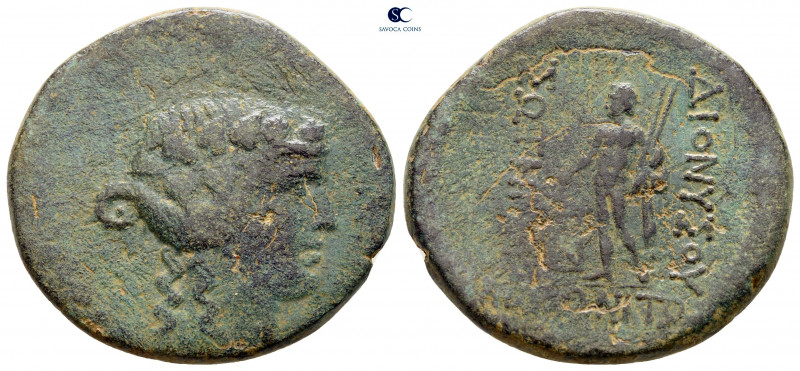 Thrace. Maroneia circa 100-0 BC. 
Bronze Æ

28 mm, 9,33 g



nearly very ...
