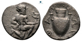 Thrace. Thasos circa 412-404 BC. Trihemiobol AR