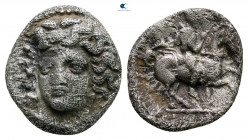 Thessaly. Larissa circa 375-344 BC. Trihemiobol AR