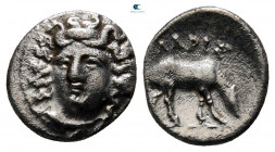 Thessaly. Larissa circa 356-342 BC. Obol AR