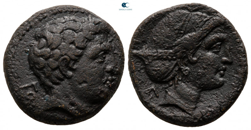 Thessaly. Phalanna circa 380-330 BC. 
Bronze Æ

19 mm, 7,65 g



very fin...