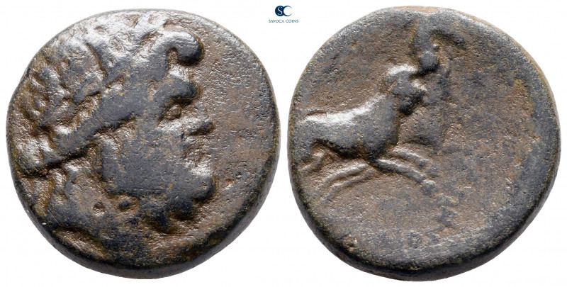 Thessaly. Thessalian League circa 75-50 BC. 
Bronze Æ

24 mm, 13,82 g



...