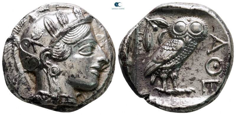 Attica. Athens circa 454-404 BC. 
Tetradrachm AR

25 mm, 17,11 g



good ...