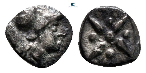 Troas. Kolone circa 500-400 BC. 
Hemiobol AR

6 mm, 0,18 g



very fine