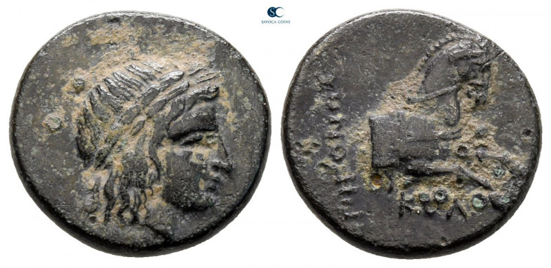 Ionia. Kolophon circa 330-285 BC. 
Bronze Æ

14 mm, 2,15 g



nearly very...