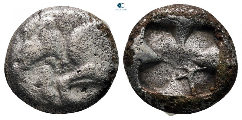 Dynasts of Lycia. Uncertain mint. Uncertain Dynast 520-480 BC. 
Fourrée 1/3 Sta...