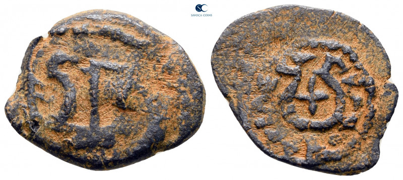 Judaea. Jerusalem. Herodians. Herod I (the Great) 40-4 BC. 
Prutah Æ

22 mm, ...