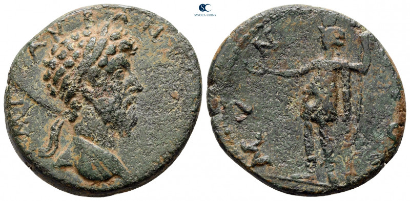 Macedon. Stobi. Marcus Aurelius AD 161-180. 
Bronze Æ

26 mm, 10,87 g



...