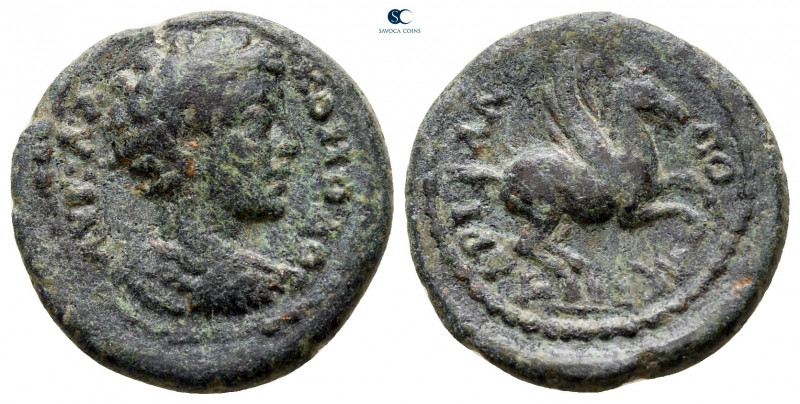 Thrace. Hadrianopolis. Commodus AD 180-192. 
Bronze Æ

18 mm, 3,48 g



v...