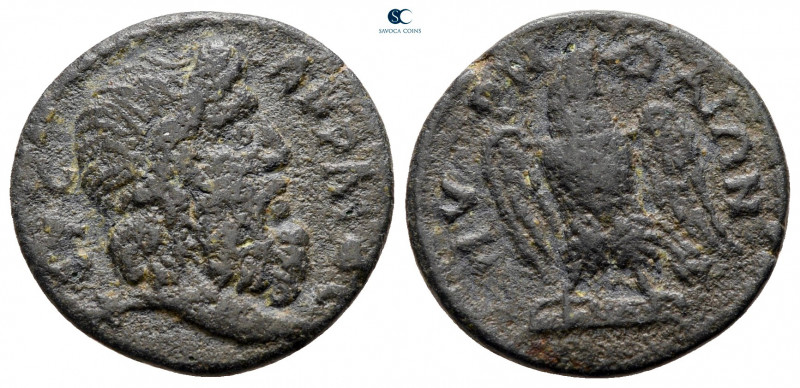 Ionia. Smyrna. Pseudo-autonomous issue AD 193-235. 
Bronze Æ

18 mm, 2,85 g
...