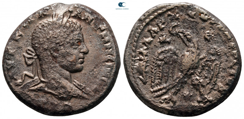 Seleucis and Pieria. Antioch. Elagabal AD 218-222. 
Billon-Tetradrachm

25 mm...