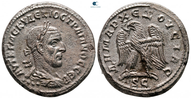 Seleucis and Pieria. Antioch. Trajan Decius AD 249-251. 
Billon-Tetradrachm

...