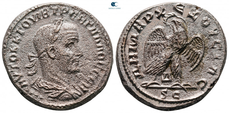 Seleucis and Pieria. Antioch. Trebonianus Gallus AD 251-253. 
Billon-Tetradrach...