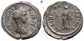 Caracalla AD 198-217. Rome. Denarius AR