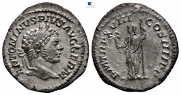 Caracalla AD 198-217. Rome. Denarius AR