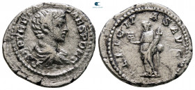 Geta AD 198-211. Rome. Denarius AR